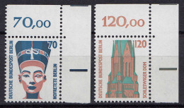Berlin 1988 Mi. 814-15 ** Sehenswürdigkeiten Eckrand RO LUXUS   (20853 - Autres & Non Classés