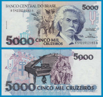 Brasilien - Brazil 5000 Cruzados Banknote 1992 Pick 232b UNC   (21072 - Autres - Amérique