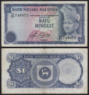 Malaysia 1 Ringgit Banknote ND 1981 Pick 13b VF  (3)    (21549 - Andere - Azië