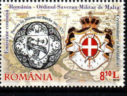 2012 - Sovrano Militare Ordina Di Malta - Cristianesimo - Congiunta Con La Romania +++++++ - Malte (Ordre De)