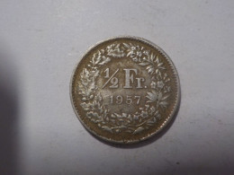 SUISSE  1/2 Franc 1957 - 1/2 Franken