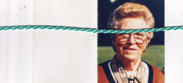 Justine Verbeke-Van Dosselaer, Wissenkerke 1918, Beveren 1995. Foto - Todesanzeige