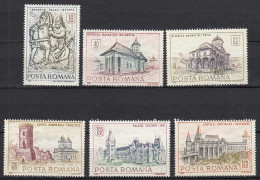 Rumänien-Romania 1968 Historische Bauwerke Mi. 2714-19  (24667 - Autres & Non Classés