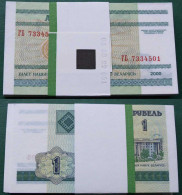 Weißrussland - Belarus 1  Rubel 2000 UNC Pick 21 BUNDLE Zu 100 Stück   (90001 - Other - Europe