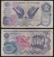 JUGOSLAWIEN - YUGOSLAVIA 500.000 500000 Dinara 1989 Pick 98a F (4)   (21135 - Yougoslavie