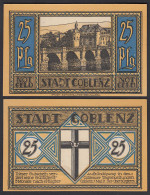 Coblenz = Koblenz 25 Pfennig Notgeld 1921 UNC (1)   (26405 - Sonstige & Ohne Zuordnung