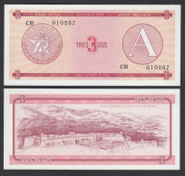 Kuba - Cuba 3 Peso Foreign Exchange Certificates 1985 Pick FX2 UNC (1)  (26796 - Autres - Amérique
