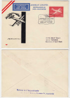 FIRST FLIGHT COVER AUA - AUSTRIAN AIRLINES 1959 WIEN (VIENNA)-MANCHESTER  - Other & Unclassified