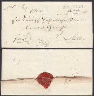 COESSLIN L2 Westpommern Ca. 1817 Umschlag Nach STETTIN    (28677 - Autres & Non Classés