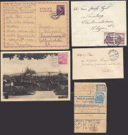 Böhmen & Mähren 5 Stück Briefe/Karten   (28762 - Besetzungen 1938-45