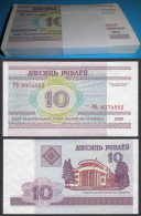 Weißrussland - Belarus 10 Rubel 2000 UNC Pick Nr. 23 -  BUNDLE á 100 Stück - Autres - Europe