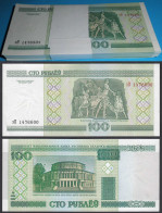 Weißrussland - Belarus 100 Rubel 2000 UNC Pick 26 BUNDLE á 100 Stück (90109 - Otros – Europa