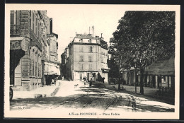 CPA Aix-en-Provence, Place Forbin  - Aix En Provence
