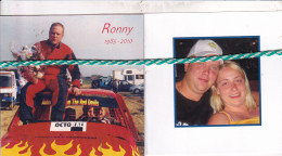 Ronny Van Ooteghem-Derycke, Oudenaarde 1985, Veurne 2010. Autocrosser. Foto - Décès