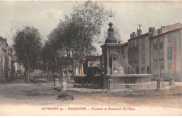 MARINGUES - Fontaine Et Boulevard Du Chéry - Très Bon état - Maringues