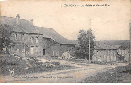 CHAGNY - La Mairie Et Grand Rue - état - Chagny