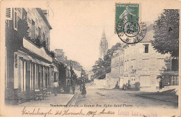 TINCHEBRAY - Grande Rue - Eglise Saint Pierre - Très Bon état - Other & Unclassified