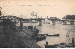 CHALON SUR SAONE - Le Nouveau Pont Sur La Saône - Très Bon état - Chalon Sur Saone