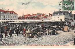 CALAIS - Le Marché De La Place Crèvecoeur - Très Bon état - Calais