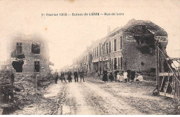 Ruines De LIEVIN - 1 Février 1919 - Rue De Lens - Très Bon état - Lievin