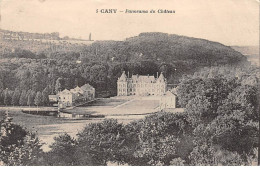 CANY - Panorama Du Château - Très Bon état - Cany Barville