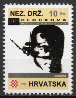 Clock DVA - Briefmarken Set Aus Kroatien, 16 Marken, 1993. Unabhängiger Staat Kroatien, NDH. - Croatie