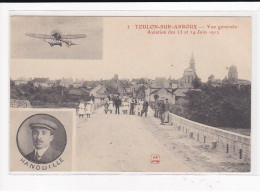 TOULON-sur-ARROUX : Vue Générale, Aviation Des 23 Et 24 Juins 1912 - Très Bon état - Autres & Non Classés