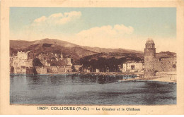 COLLIOURE - Le Clocher Et Le Château - Très Bon état - Collioure