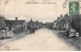 BESSE SUR BRAYE - Route De Saint Calais - état - Autres & Non Classés