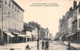 VILLEFRANCHE SUR SAONE - Rue Nationale - Porte De Belleville - Très Bon état - Villefranche-sur-Saone