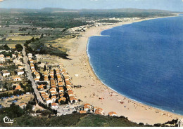 ARGELES SUR MER - Vue Panoramique Aérienne De La Plage Du Racou Et Argelès - Très Bon état - Argeles Sur Mer