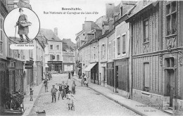 BONNETABLE - Rue Nationale Et Carrefour Du Lion D'Or - Très Bon état - Bonnetable