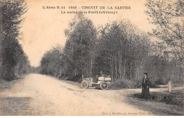 Circuit De La Sarthe - 1906 - La Sortie De La Forêt De VIBRAYE - Très Bon état - Vibraye