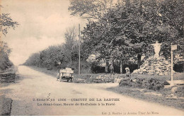 Circuit De La Sarthe - 1906 - La Demi Lune , Route De Saint Calais à La Ferté - Très Bon état - Autres & Non Classés