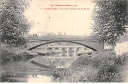 PERPIGNAN - Les Deux Ponts Sur La Basse - Très Bon état - Perpignan