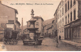 BEAUJEU - Place De La Fontaine - Très Bon état - Beaujeu