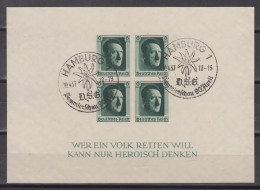 DEUTSCHES REICH 1937 - Block 8 Mit Sonderstempel - Neufs