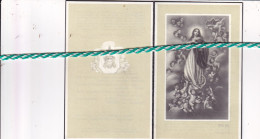 Maria Melania Palmyra Lievyns-Teirlinck, Sint-Maria-Horebeke 1885, Ronse 1963 - Todesanzeige