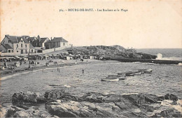 BOURG DE BATZ - Les Rochers Et La Plage - Très Bon état - Batz-sur-Mer (Bourg De B.)