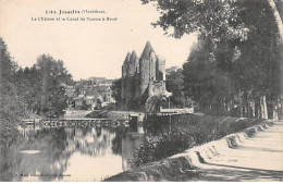 JOSSELIN - Le Château Et Le Canal De Nantes à Brest - Très Bon état - Josselin