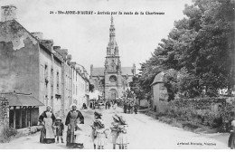 SAINTE ANNE D'AURAY - Arrivée Par La Route De La Chartreuse - Très Bon état - Sainte Anne D'Auray
