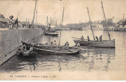 LORIENT - Pêcheurs à Quai - Très Bon état - Lorient
