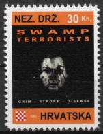Swamp Terrorists - Briefmarken Set Aus Kroatien, 16 Marken, 1993. Unabhängiger Staat Kroatien, NDH. - Croatie