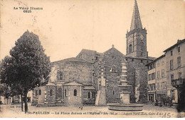 SAINT PAULIEN - La Place Julien Et L'Eglise - Très Bon état - Sonstige & Ohne Zuordnung