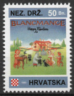 Blancmange - Briefmarken Set Aus Kroatien, 16 Marken, 1993. Unabhängiger Staat Kroatien, NDH. - Croatie