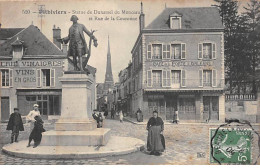 PITHIVIERS - Statue De Duhamel Du Monceau Et Rue De La Couronne - Très Bon état - Pithiviers