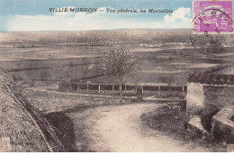 VILLIE MORGON - Vue Générale, Les Marcellins - Très Bon état - Villie Morgon
