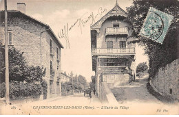 CHARBONNIERES LES BAINS - L'Entrée Du Village - Très Bon état - Charbonniere Les Bains