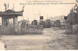 TARARE - Exposition Internationale 1914 - La Gare Des Tramways Quais Perrache - Très Bon état - Tarare