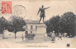 NANTES - Place Et Statue Mellinet - Très Bon état - Nantes